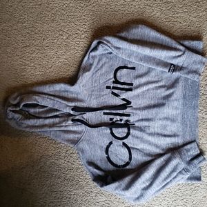 Women's Lg Calvin Klein cropped sweatshirt